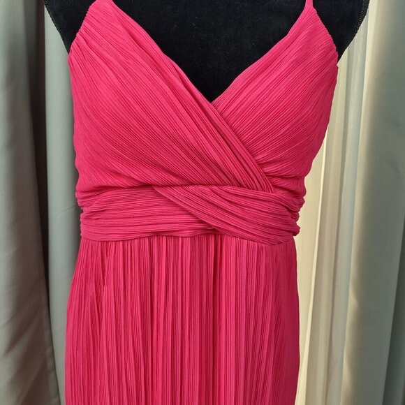 New Directions Womens Pink Azalea Formal Maxi Spaghetti Strap Dress Size M (NWT) - Picture 3 of 15